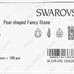 【スワロフスキー#4320】45粒 Pear-shaped 8x6mm ローズ (209) F 3枚目の画像