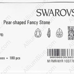 【スワロフスキー#4320】45粒 Pear-shaped 8x6mm スカーレット (276) F 3枚目の画像