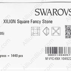 【スワロフスキー#4428】10粒 XILION Square 3mm エメラルド (205) F 3枚目の画像