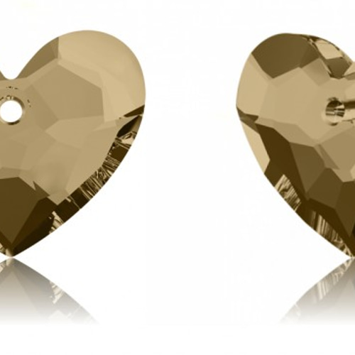 スワロフスキー#6264】1粒 Truly in Love Heart ペンダント 28mm  