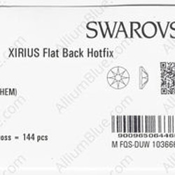 【スワロフスキー#2078】2粒 XIRIUS ラインストーン ホットフィックス SS34 ジェット ヘマタイト (28 3枚目の画像