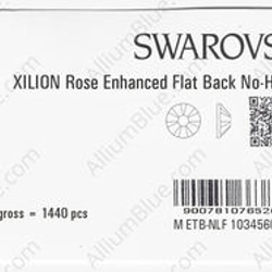 【スワロフスキー#2058】10粒 XILION ラインストーン SS6 ジェット (280) F 3枚目の画像