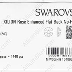 【スワロフスキー#2058】10粒 XILION ラインストーン SS10 カプリブルー (243) F 3枚目の画像
