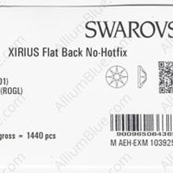 【スワロフスキー#2088】10粒 XIRIUS ラインストーン SS12 クリスタル ゴールド ローズ (001ROG 3枚目の画像