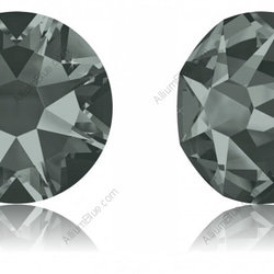 【スワロフスキー#2088】2粒 XIRIUS ラインストーン SS34 ブラックダイアモンド (215) F 1枚目の画像