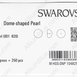 【スワロフスキー#5817】10粒 Dome-shaped パール 8mm クリーム パール (001620) 3枚目の画像