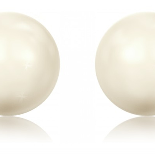 スワロフスキー#5818】10粒 ラウンド (Half Drilled) 3mm ライト