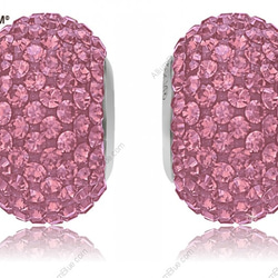 【スワロフスキー#80101】1粒 BeCharmed Pavé 14mm CE Rose / Light Rose 1枚目の画像