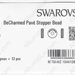 【スワロフスキー#81001】1粒 BeCharmed Pavé Stopper 13mm CE Rose / Rose 3枚目の画像