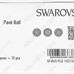 【スワロフスキー#86001】1粒 Pavé Ball 4mm CE 黒 / Jet 3枚目の画像