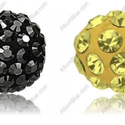 【スワロフスキー#86001】1粒 Pavé Ball 10mm CE Black / Jet Hematite 1枚目の画像