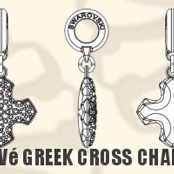 【スワロフスキー#86522】1粒 BeCharmed Pavé Greek Cross Charm 14mm CE パ 2枚目の画像