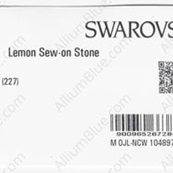 【スワロフスキー#3211】1粒 Lemon ソーオンストーン 18x12mm ライトシャム (227) F 3枚目の画像