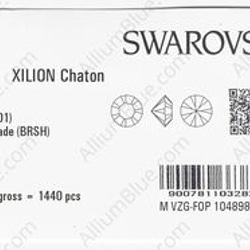 【スワロフスキー#1028】1440粒 XILION チャトン PP9 クリスタル ブロンズシェード (001BRSH) 3枚目の画像
