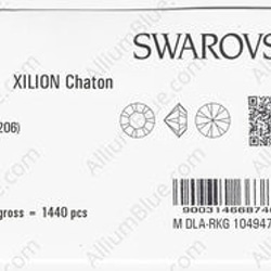 【スワロフスキー#1028】1440粒 XILION チャトン PP10 サファイア (206) F 3枚目の画像