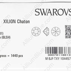 【スワロフスキー#1028】720粒 XILION チャトン PP11 クリスタル ブルーシェード (001BLSH) 3枚目の画像