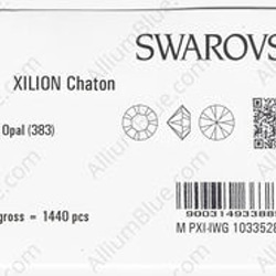 【スワロフスキー#1028】1440粒 XILION チャトン PP13 ライトグレーパール (383) F 3枚目の画像