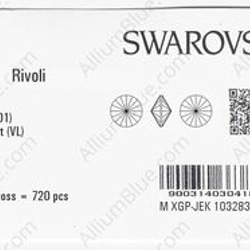 【スワロフスキー#1122】720粒 リボリ SS29 クリスタル ヴィトレイル ライト (001VL) F 3枚目の画像