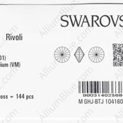 【スワロフスキー#1122】72粒 リボリ SS39 クリスタル ヴィトレイル メディウム (001VM) F 3枚目の画像