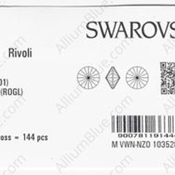 【スワロフスキー#1122】144粒 リボリ SS39 クリスタル ゴールド ローズ (001ROGL) F 3枚目の画像