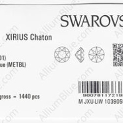 【スワロフスキー#1088】1440粒 XIRIUS チャトン PP14 クリスタル メタリックブルー (001METB 3枚目の画像
