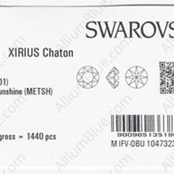 【スワロフスキー#1088】1440粒 XIRIUS チャトン PP24 クリスタル メタリック サンシャイン (001 3枚目の画像