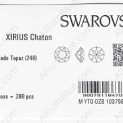 【スワロフスキー#1088】144粒 XIRIUS チャトン SS29 ライトコロラドトパーズ (246) F 3枚目の画像