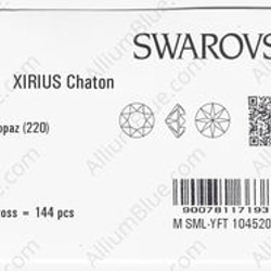 【スワロフスキー#1088】144粒 XIRIUS チャトン SS34 スモークトパーズ (220) F 3枚目の画像
