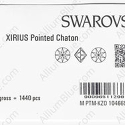 【スワロフスキー#1188】1440粒 XIRIUS 尖ったチャトン SS17 ジェット (280) 裏面にホイル無し 3枚目の画像