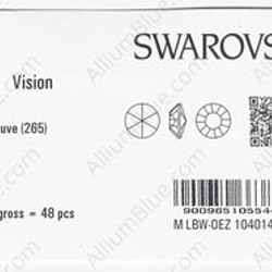 【スワロフスキー#1681】48粒 Vision 16mm スモーキー モーブ (265) F 3枚目の画像