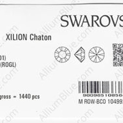 【スワロフスキー#1028】1440粒 XILION チャトン PP3 クリスタル ゴールド ローズ (001ROGL) 3枚目の画像