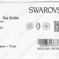 【スワロフスキー#1695】36粒 Sea Urchin (Partly Frosted) 10mm クリスタル F 3枚目の画像