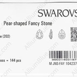 【スワロフスキー#4320】72粒 Pear-shaped 10x7mm アクアマリン (202) F 3枚目の画像