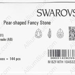 【スワロフスキー#4320】144粒 Pear-shaped 14x10mm クリスタル AB (001AB) F 3枚目の画像