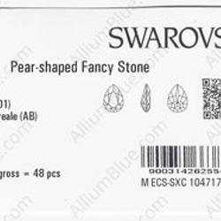 【スワロフスキー#4320】24粒 Pear-shaped 18x13mm クリスタル AB (001AB) F 3枚目の画像