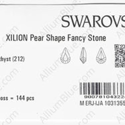 【スワロフスキー#4328】72粒 XILION Pear Shape 10x6mm ライトアメジスト (212) F 3枚目の画像
