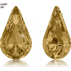 【スワロフスキー#4328】144粒 XILION Pear Shape 10x6mm ライトコロラドトパーズ (246 1枚目の画像