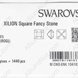 【スワロフスキー#4428】1440粒 XILION Square 2mm クリスタル ゴールド ローズ (001ROG 3枚目の画像