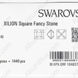 【スワロフスキー#4428】720粒 XILION Square 2mm ペリドット (214) F 3枚目の画像