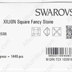 【スワロフスキー#4428】720粒 XILION Square 2mm タンザナイト (539) F 3枚目の画像