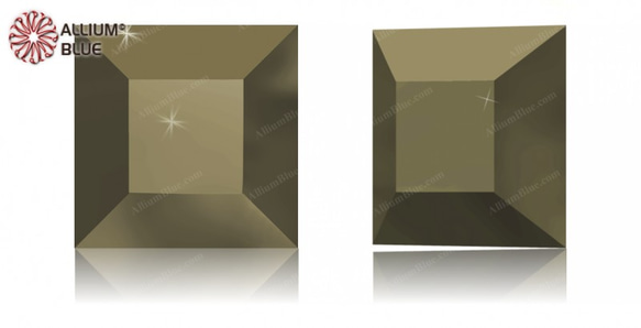 【スワロフスキー#4428】720粒 XILION Square 3mm クリスタル メタリック ライト ゴールド (0 1枚目の画像