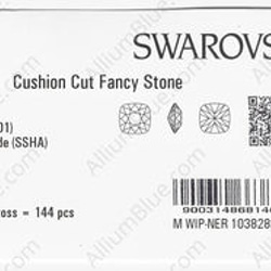 【スワロフスキー#4470】144粒 Cushion カット 10mm クリスタル シルバー シェイド (001SSHA 3枚目の画像