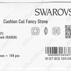【スワロフスキー#4470】72粒 Cushion カット 10mm クリスタル レインボー ダーク (001RABDK 3枚目の画像