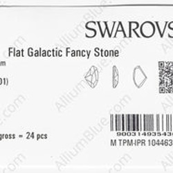 【スワロフスキー#4756】12粒 Flat Galactic 39x23.5mm クリスタル F 3枚目の画像