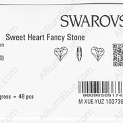 【スワロフスキー#4809】48粒 Sweet Heart 17x15.5mm エリナイト (360) F 3枚目の画像