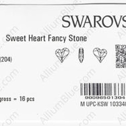 【スワロフスキー#4809】16粒 Sweet Heart 27x25mm アメジスト (204) F 3枚目の画像