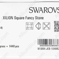 【スワロフスキー#4428】1440粒 XILION Square 1.5mm ペリドット (214) F 3枚目の画像