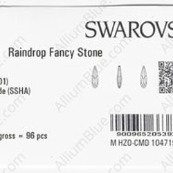【スワロフスキー#4331】96粒 Raindrop 15mm クリスタル シルバー シェイド (001SSHA) F 3枚目の画像