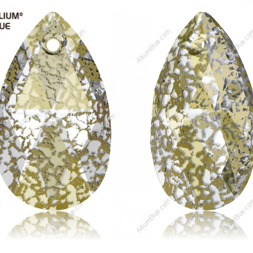 スワロフスキー#6106】72粒 Pear-shaped ペンダント 16mm クリスタル