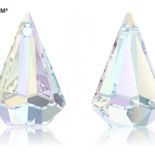 【美品】スワロフスキー  シルベスター スワロフスキー#6022】12粒 XIRIUS Raindrop ペンダント 24mm